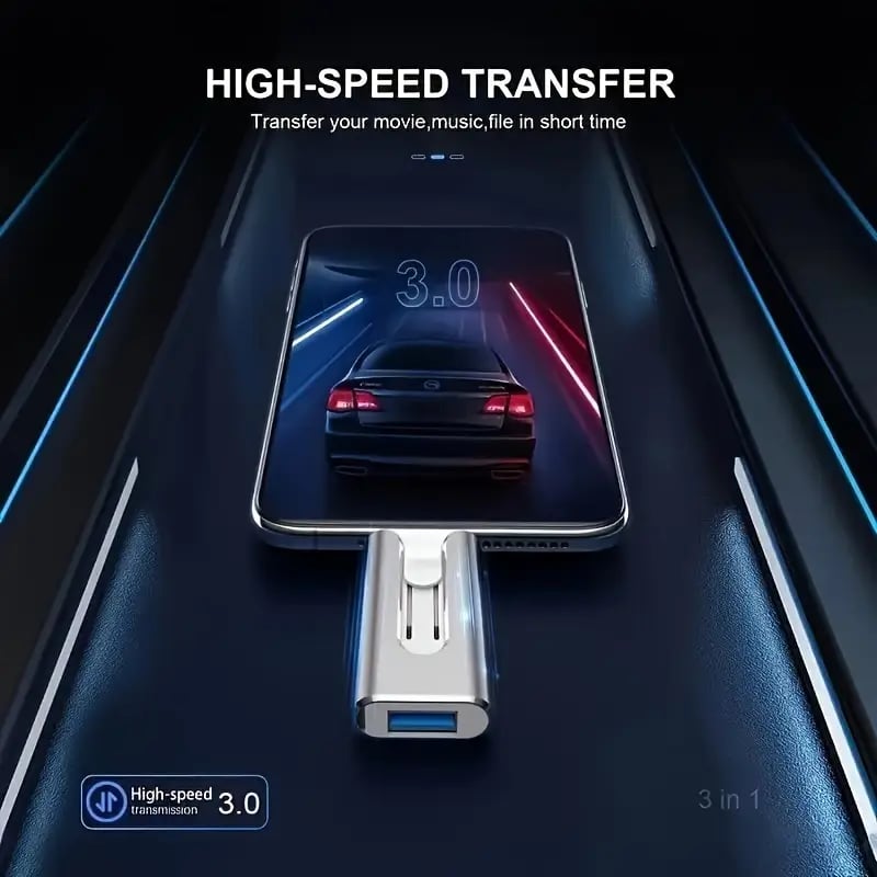 FileNest 4-in-1 USB External Memory Storage
