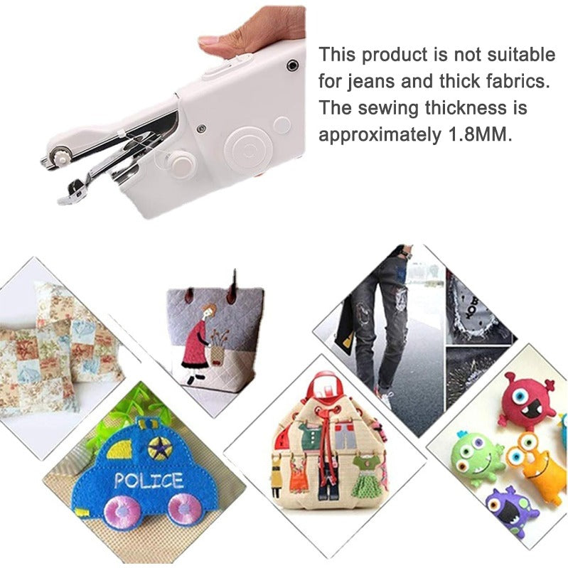 Mini Handheld Sewing Machine Kit – Cordless, Portable & Ready-to-Sew